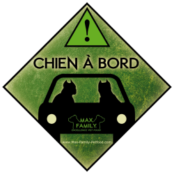 CHIEN A BORD - AIMANT DE...